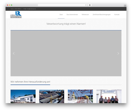 cygnus WordPress theme - lundr-bau.de