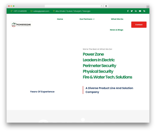 Dustrix theme WordPress - powerzoneme.com