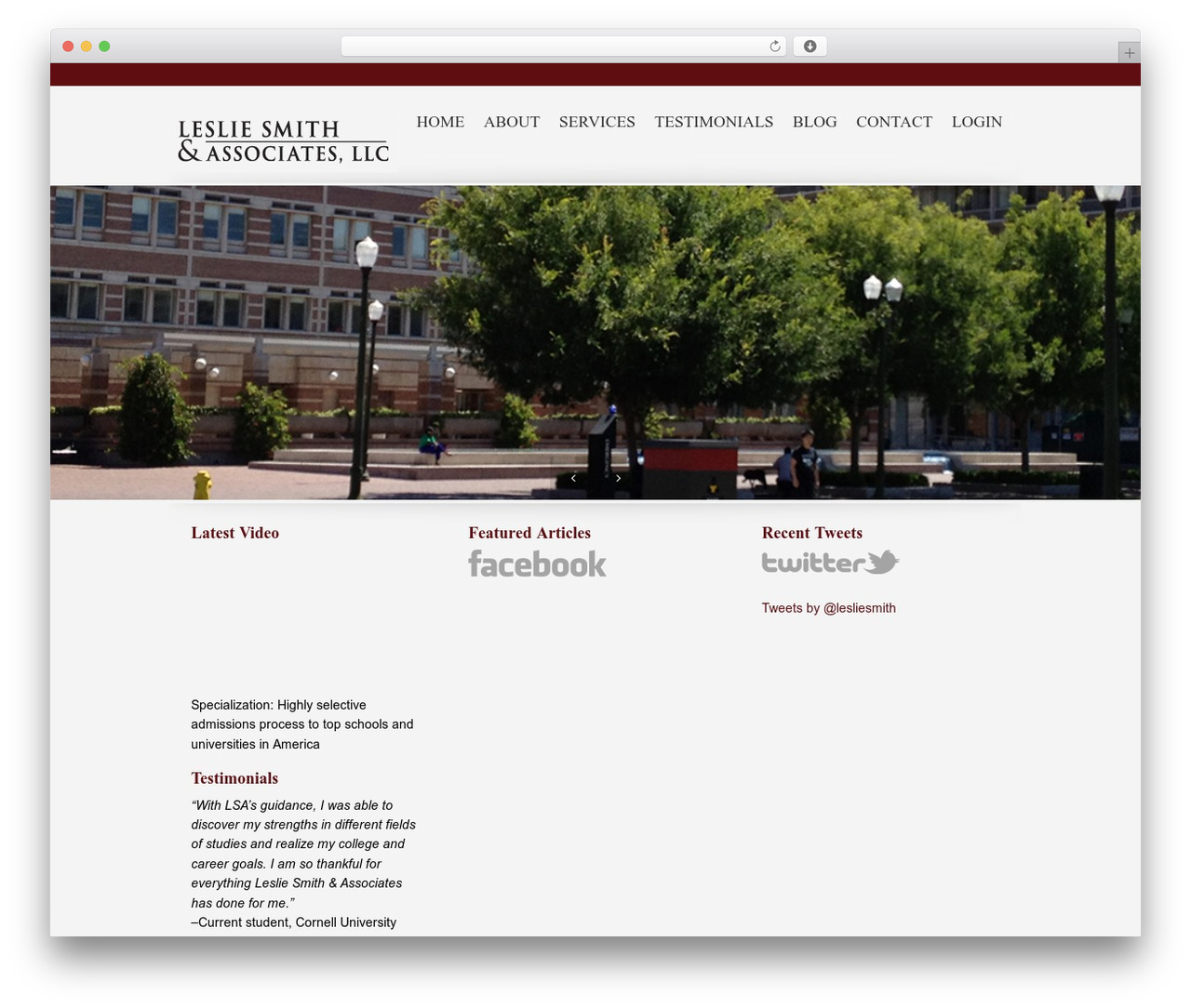 Felice Wordpress Theme WordPress theme - lesliesmith.com