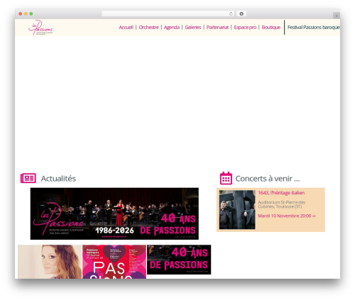 Harmony theme WordPress - les-passions.fr/fr