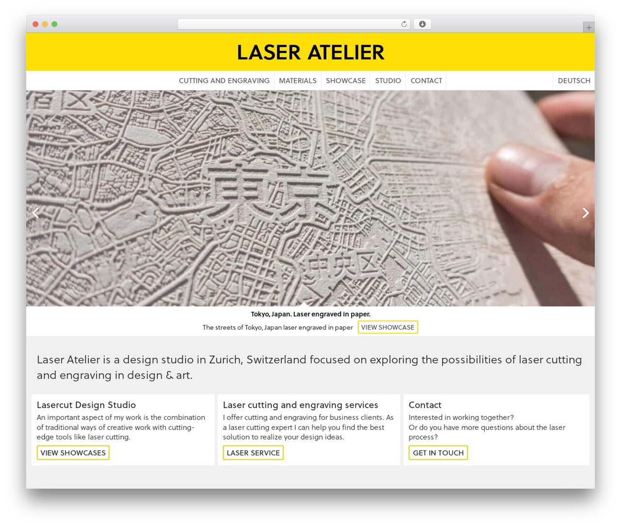 Laser Theme! WordPress theme - laser-atelier.ch