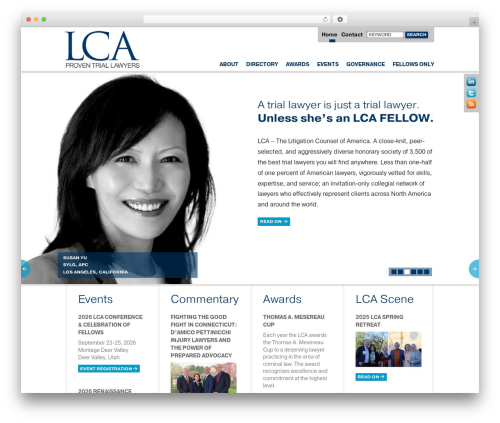 LCA theme WordPress - litcounsel.org