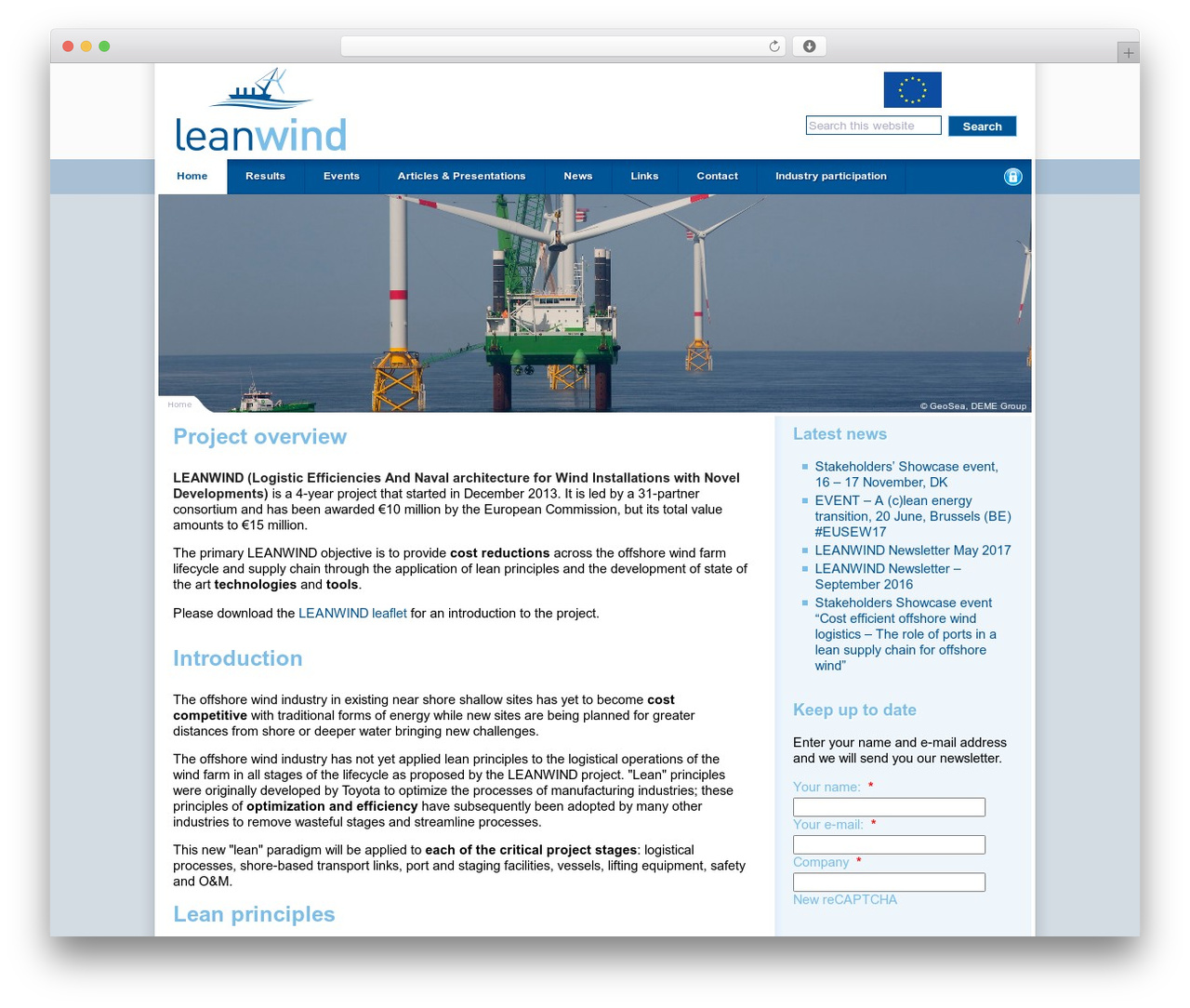 LEANWIND WordPress theme - leanwind.eu LEANWIND WordPress theme - leanwind.eu