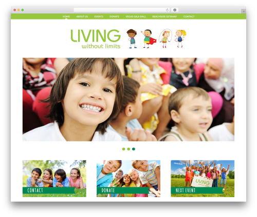 Living Without Limits WordPress theme - lwl.org.au