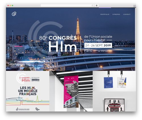 Lobo WordPress website theme - legrob.com