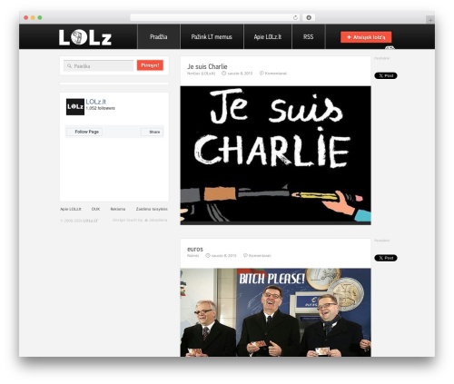 Ajax pagination WordPress plugin - lolz.lt
