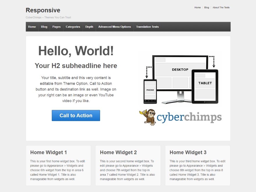 Responsive WordPress ecommerce theme Responsive WordPress ecommerce theme