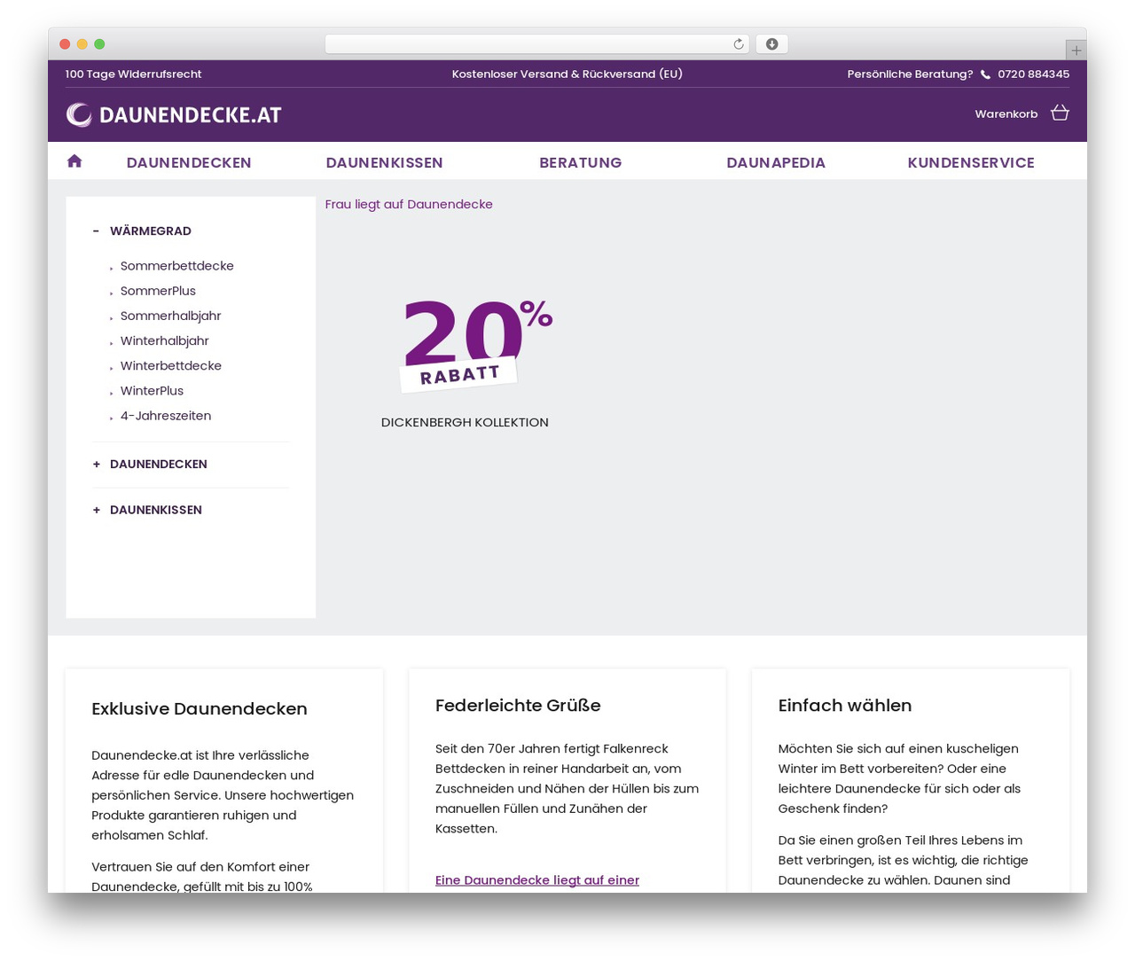 SC Theme WordPress theme - daunendecke.at