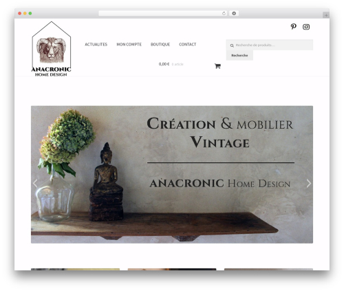 Storefront WordPress store theme - anacronic-home-design.com