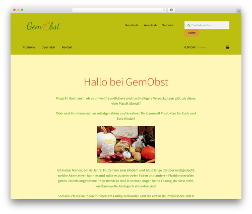 Woorechnung WordPress plugin - gemobst.ch