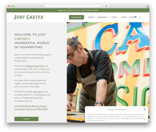 Divi bodycommerce WordPress plugin - jobycarter.com