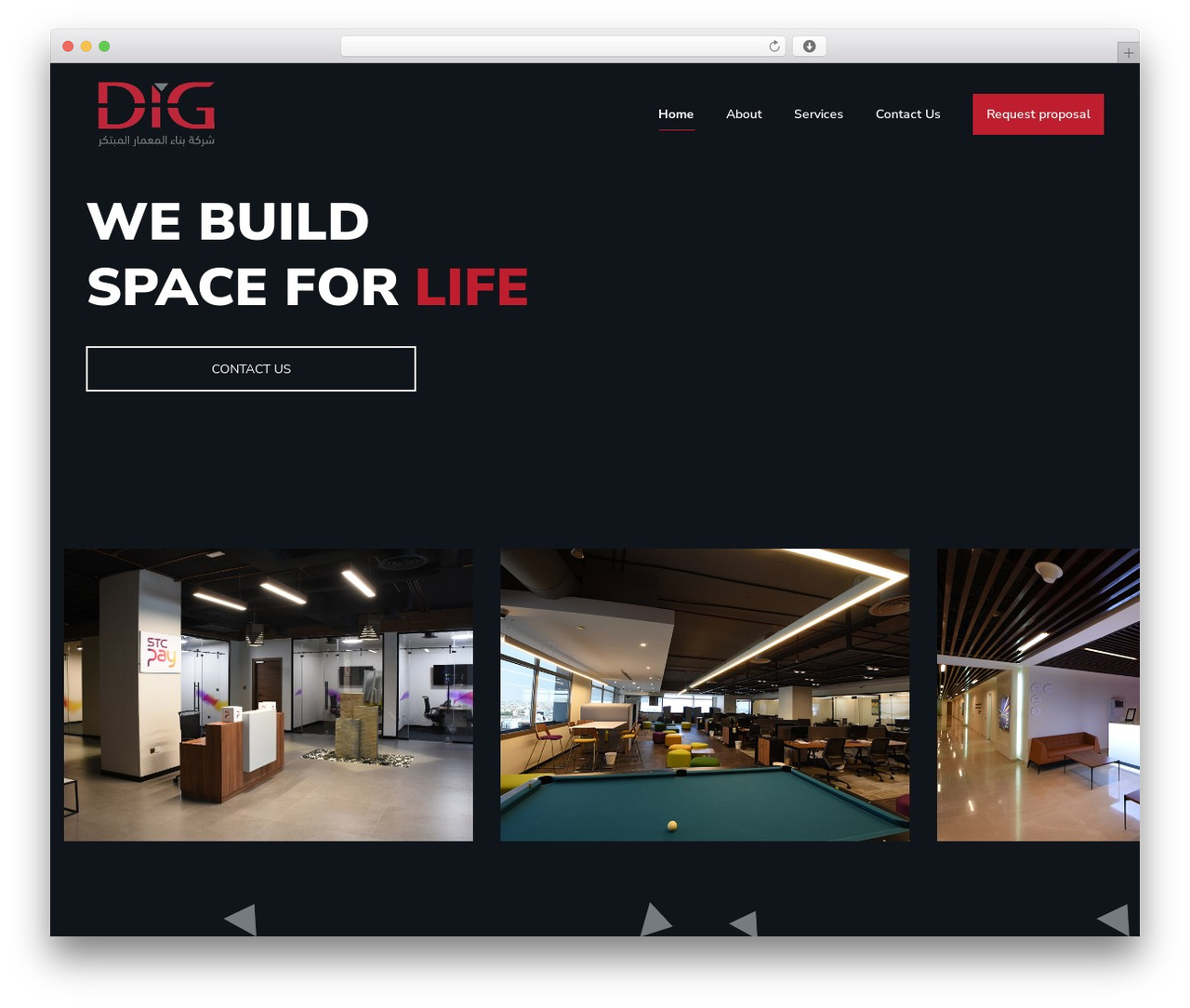 Theme WordPress DIG - dig-groups.com