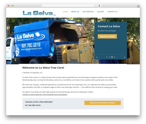 Theme WordPress Octavus - laselvatreecare.com