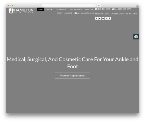Theme WordPress Parent Theme - hamiltonfootcare.com