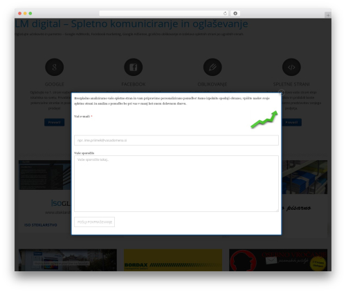 Simple PopUp (simple-popup) free WordPress plugin - lmdigital.si Simple PopUp (simple-popup) free WordPress plugin - lmdigital.si