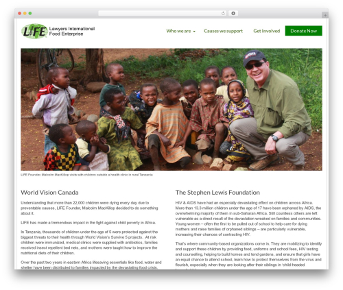 Virtue - Premium WordPress theme design - lifelawyers.ca