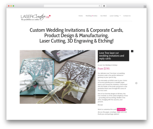 WordPress theme Aware - lasercreative.ca