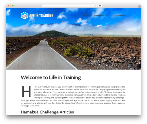WordPress theme Blaine - lifeintraining.com