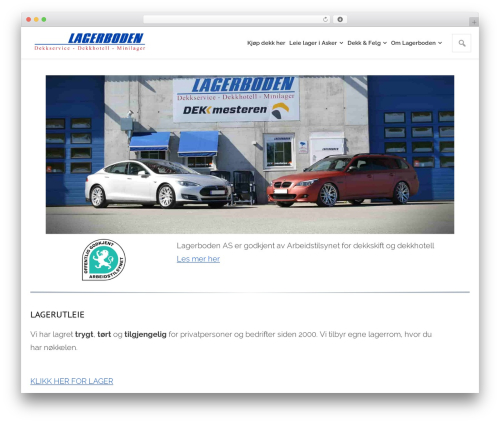 WordPress theme exMinimal - lagerboden.no WordPress theme exMinimal - lagerboden.no