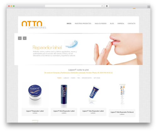 WordPress theme Iris - lippen.es