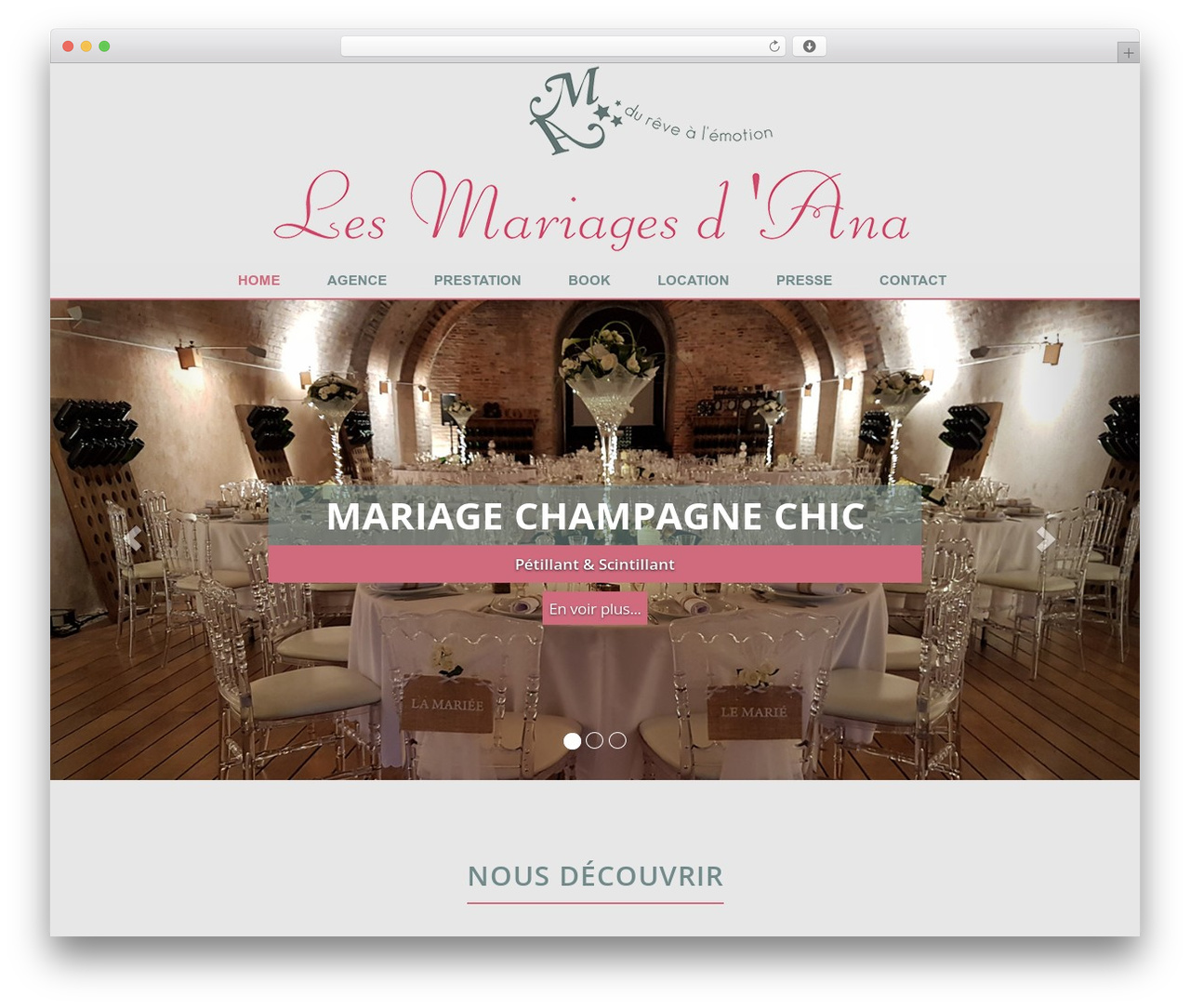 WordPress website theme LMDA - lesmariagesdana.fr WordPress website theme LMDA - lesmariagesdana.fr