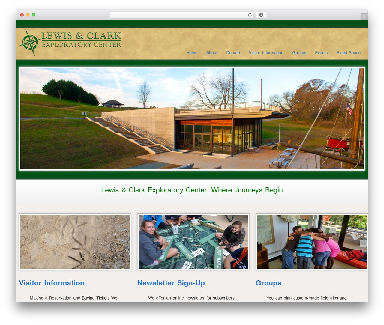 WP Opulus best WordPress theme - lewisandclarkvirginia.org