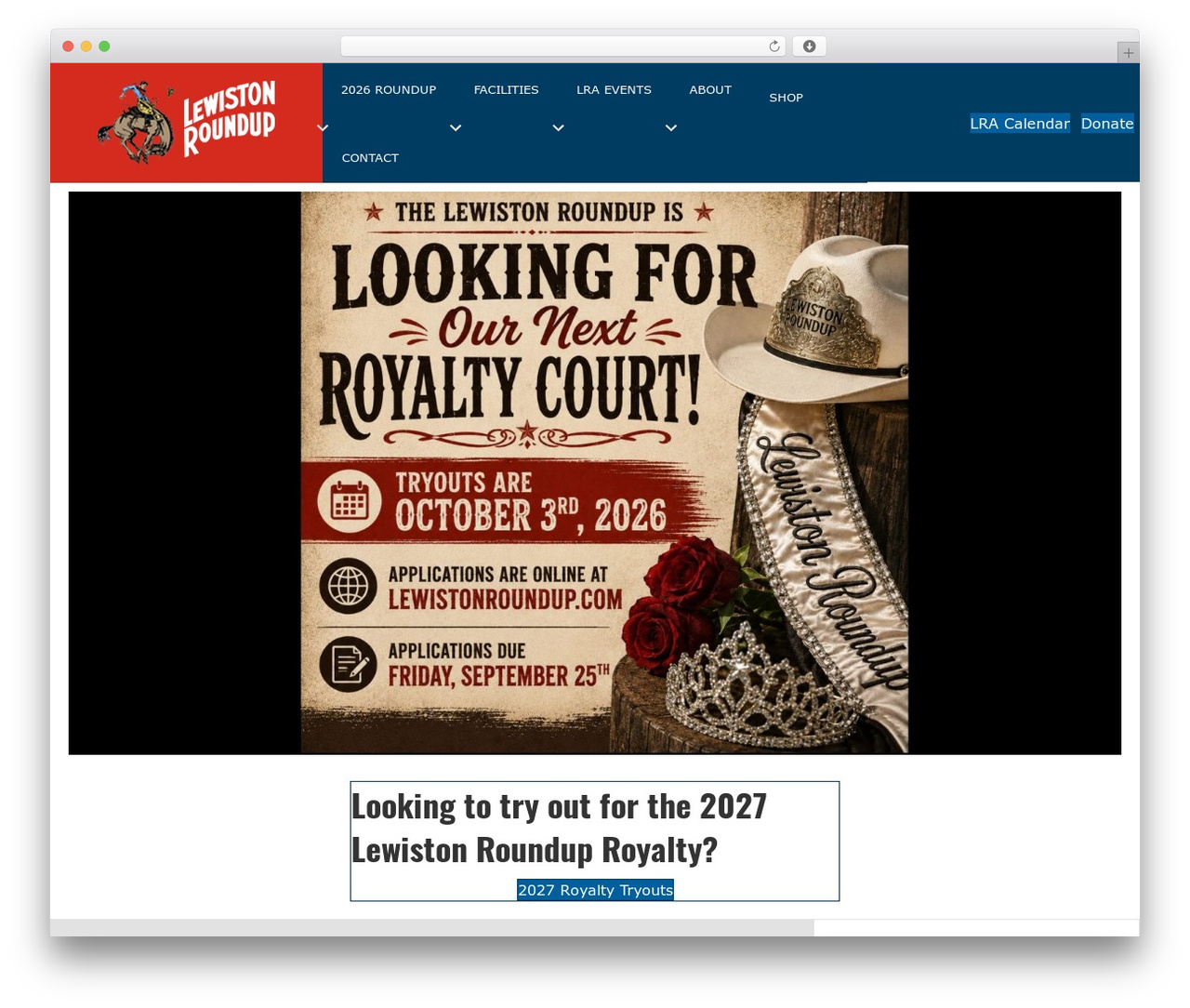 WP theme Beaver Builder Theme - lewistonroundup.com