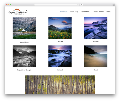 Wright WordPress shopping theme - lucidlandscape.com