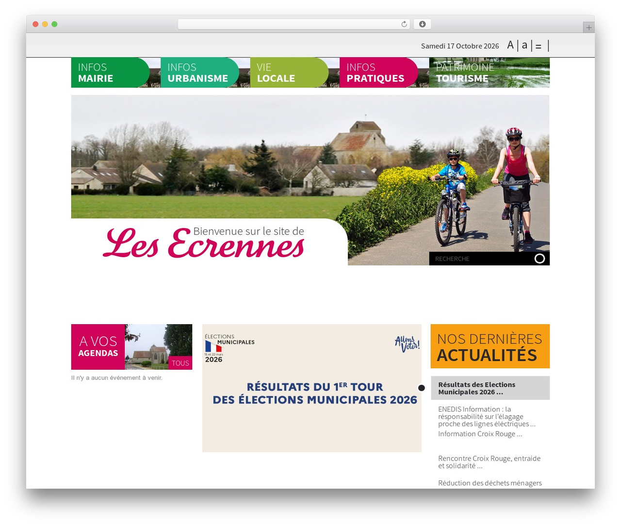 a3web best WordPress theme - les-ecrennes.com