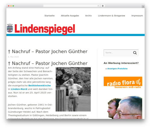 Baylys WordPress theme - lindenspiegel.co.uk