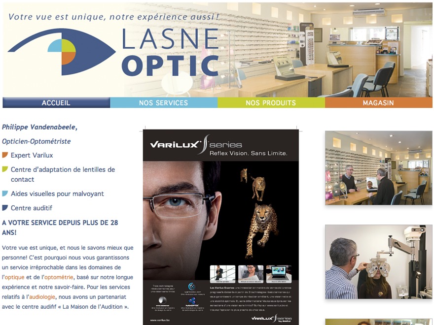 Best WordPress theme Lasne Optic by ACG
