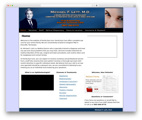 Rotating images WordPress plugin - tneyemd.com