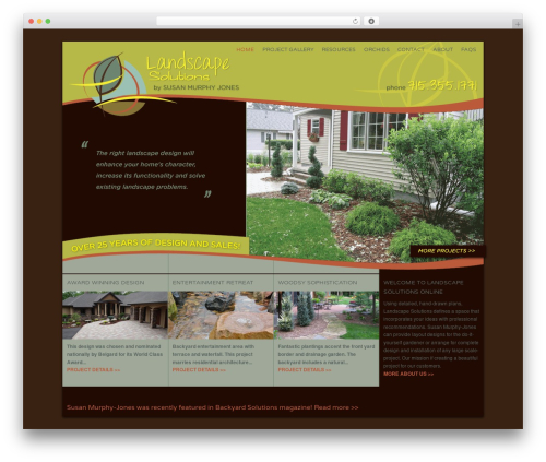 childTheme landscaping WordPress theme - landscapesolutionsbysusanmurphy.com