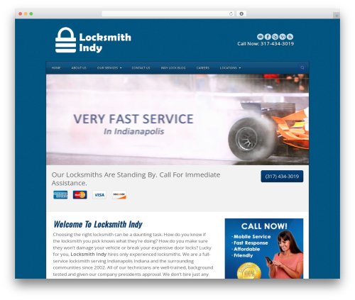 Commodore WordPress theme - locksmithindy.com