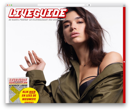 Crius WP theme - liveguide.nl