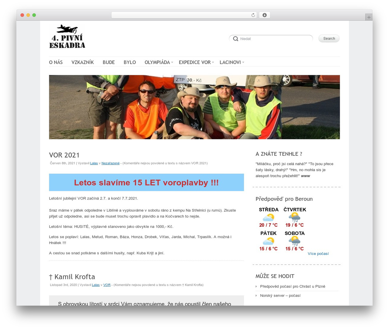 Delicate WordPress theme - lacosoft.cz