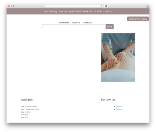 Divi WordPress theme - beautybysonal.com
