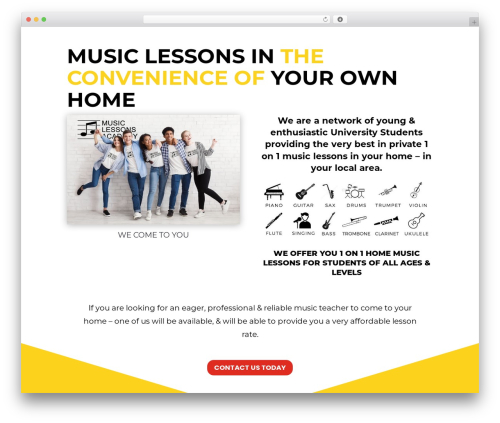 Divi ajax search WordPress plugin - musiclessonsacademy.net