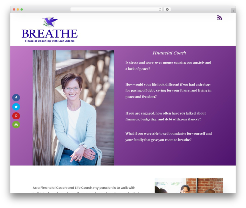 Divi WordPress website theme - leahadams.org