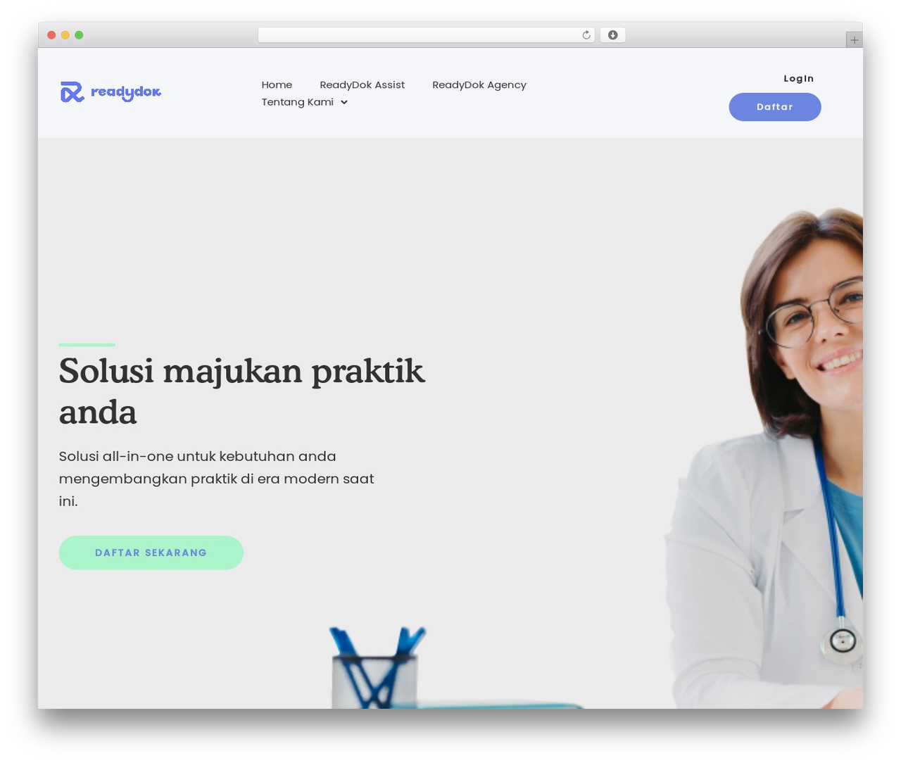 Exponent WordPress theme - readydok.com