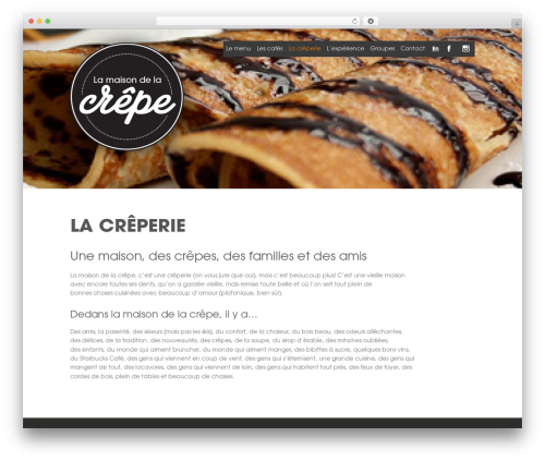 Forked theme WordPress - lamaisondelacrepe.ca