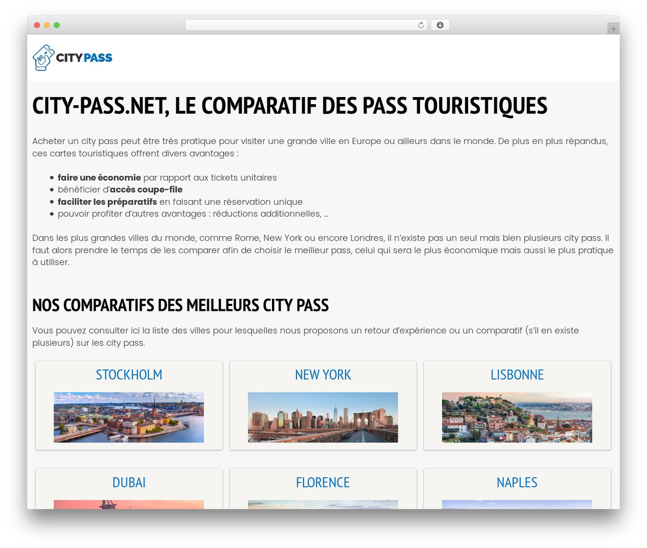 GeneratePress theme WordPress - city-pass.net