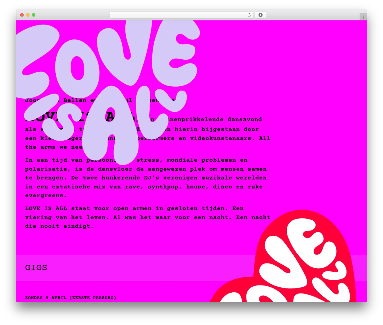 Hello Elementor WP theme - love-is-all.eu