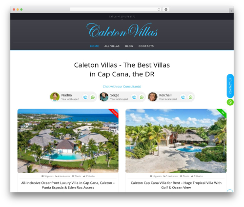kg69design theme WordPress - caletonvillas.com
