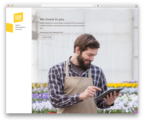 Levo Capital theme WordPress - levocapital.com