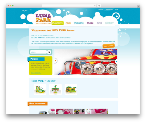 Cufon fonts WordPress plugin - lunapark.at