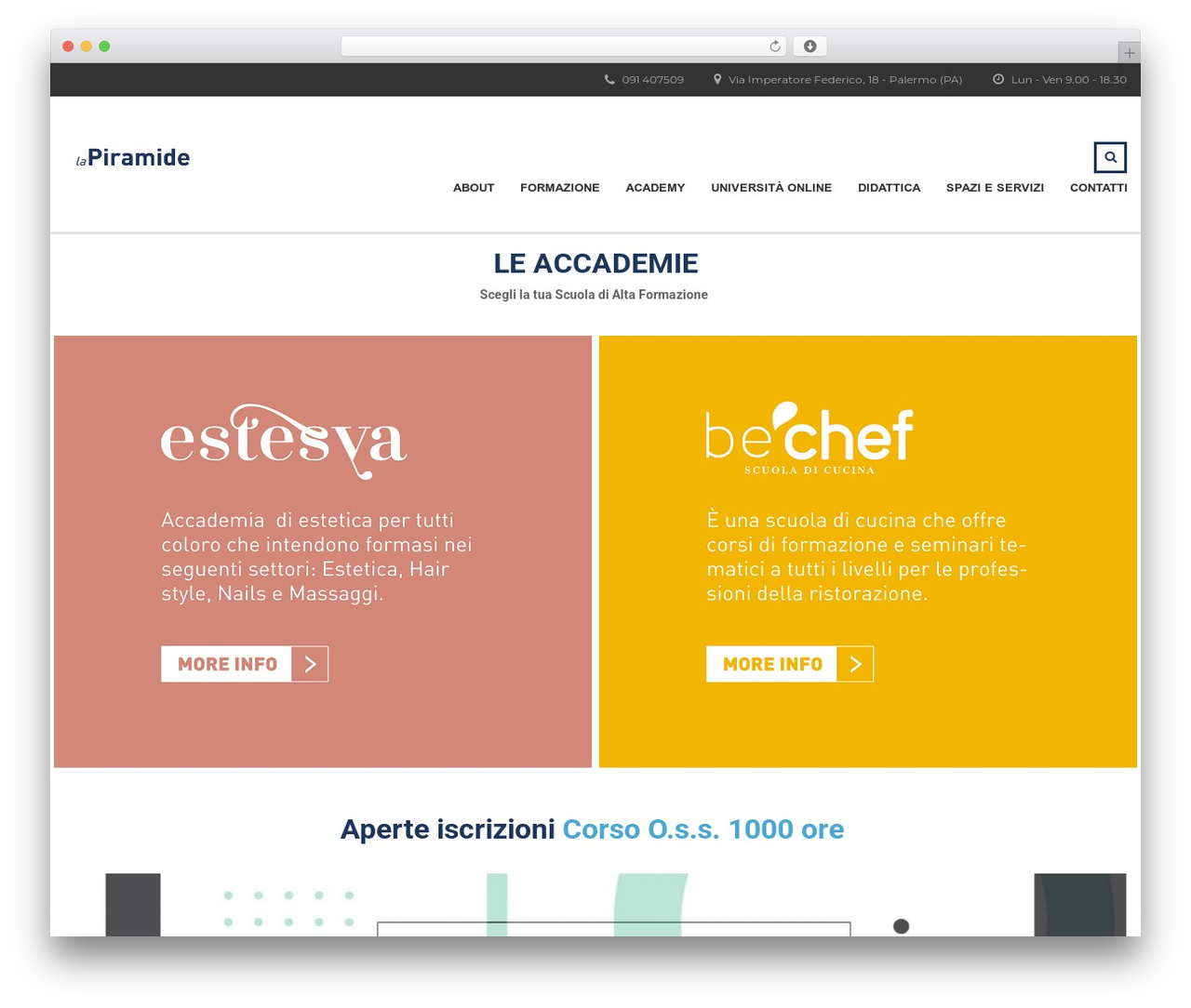 Master Study WordPress pizza theme - lapiramidecentrostudi.com