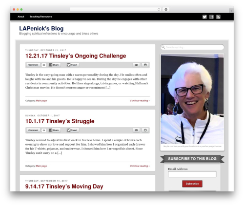 Theme WordPress Get Noticed! - lapenick.com