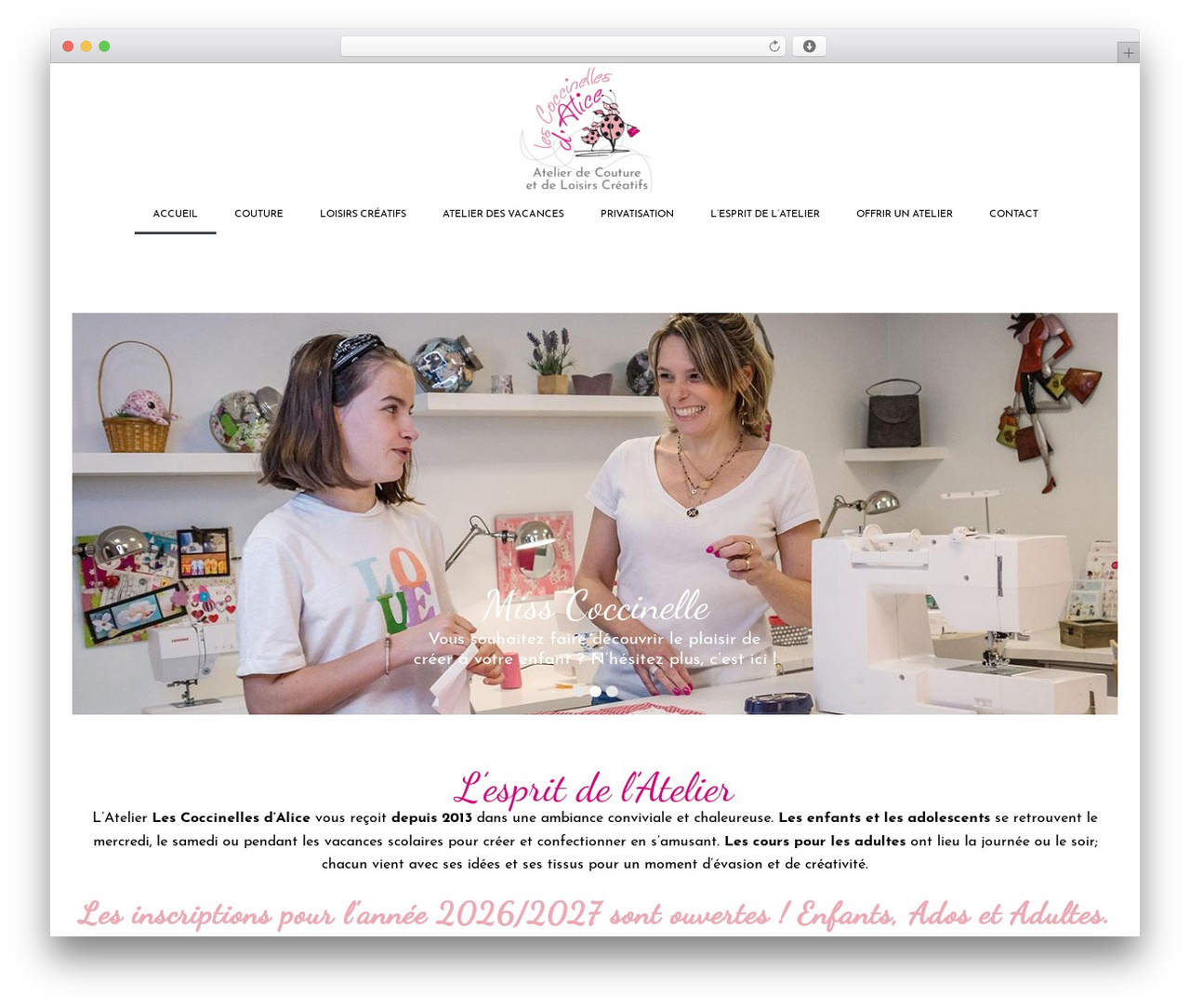 Theme WordPress Jacqueline - lescoccinellesdalice.fr