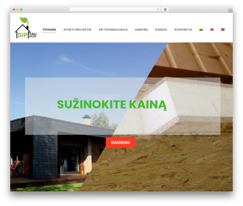 Theme WordPress Landmark Construction Theme - siptau.lt